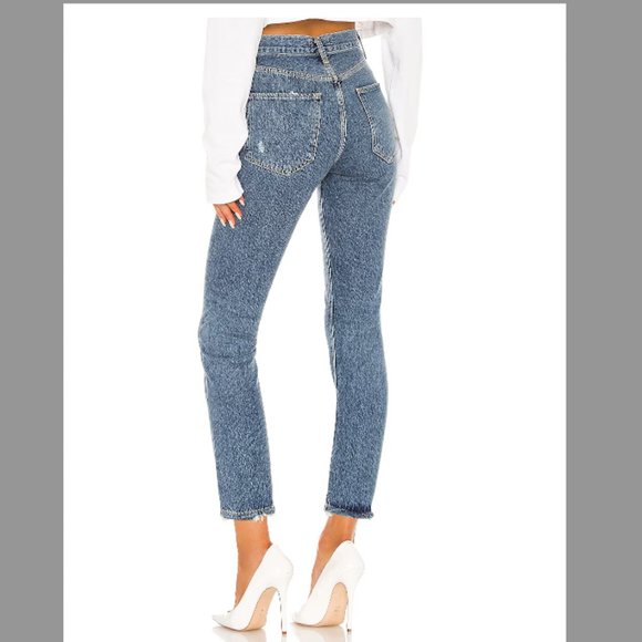 Agolde Riley High Rise Straight Crop Jean - Picture 3 of 6